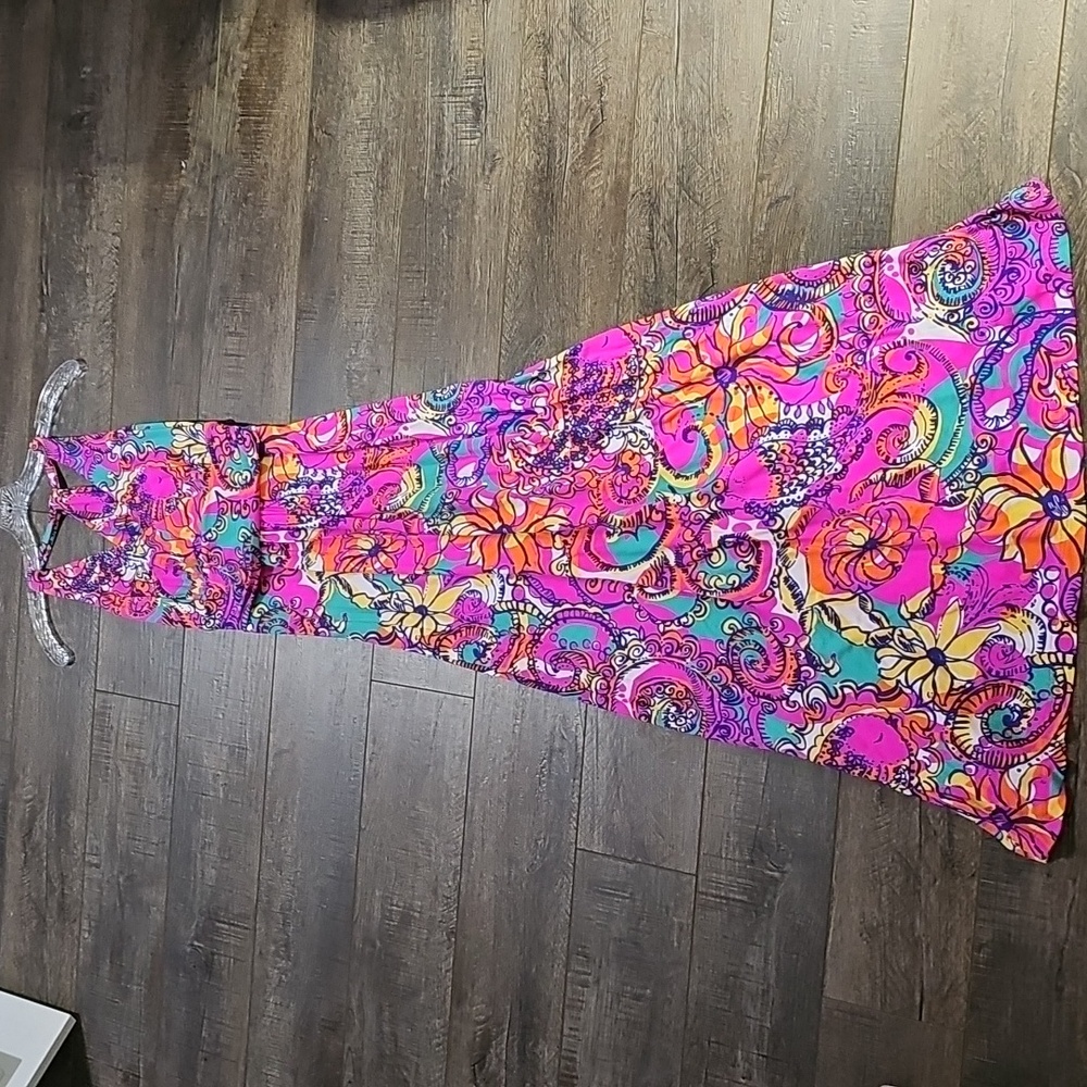 Lilly Pulitzer Parrish Halter Maxi Dress size Medium